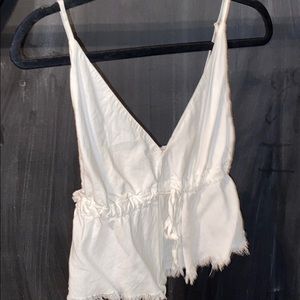 💗BRANDY MELVILLE WHITE CROP TOP 💗